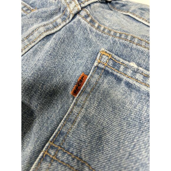 Levi’s 505 Orange Tab Jeans Men’s 32x27 Straight Leg Y2K Blue Denim Classic Fit - Picture 12 of 16